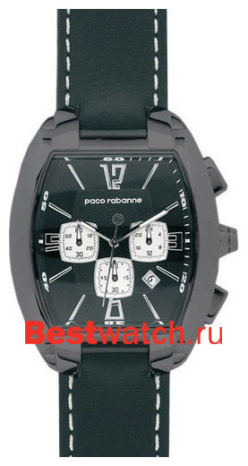 Часы Paco Rabanne Gent Leather Round PRH931_3AA